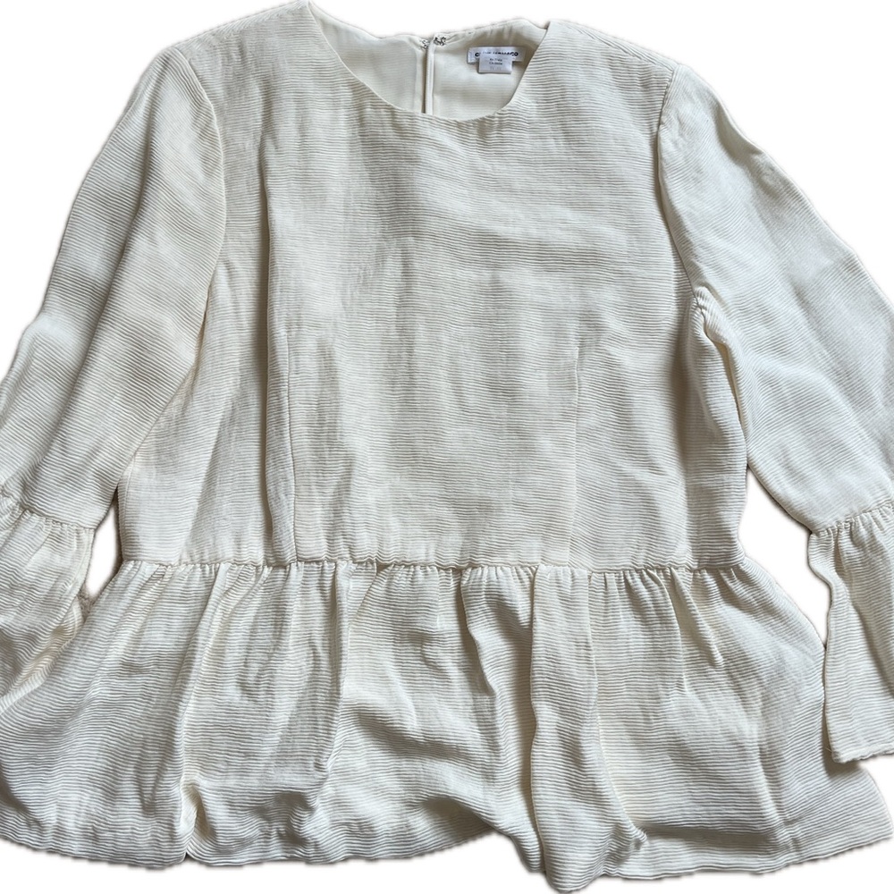 Club Monaco Cream Blouse